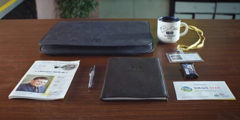 employee onboarding kit ideas - HR welcome flat lay, Sirius Star