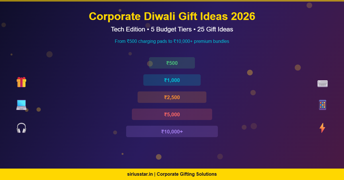 Corporate gifting India — premium tech gift options for employees and clients by Sirius Star Enterprise Technologies