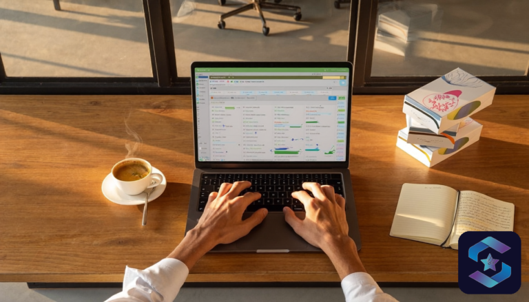 Device lifecycle management India - IT manager reviewing fleet dashboard, Sirius Star Enterprise Technologies
