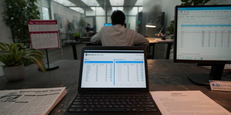 Microsoft 365 E3 vs E5 India - IT manager comparing plan tiers in admin centre, Sirius Star