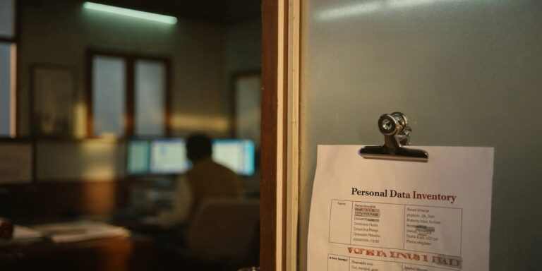 personal data under DPDP — compliance team reviewing employee and customer data, Sirius Star