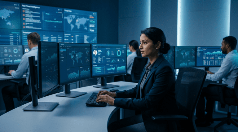 Indian SOC analyst managing ARCON PAM privileged access dashboard