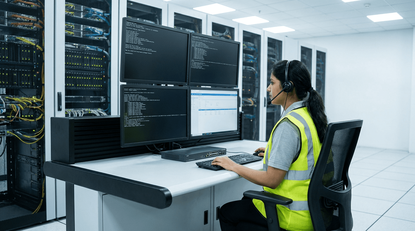 ATEN KVM switch India server room console Sirius Star