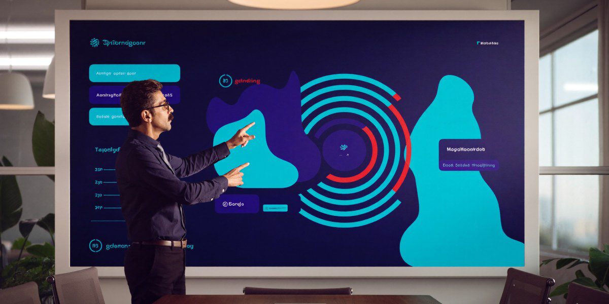 Senior Indian IT director reviewing SASE network topology Mumbai boardroom
