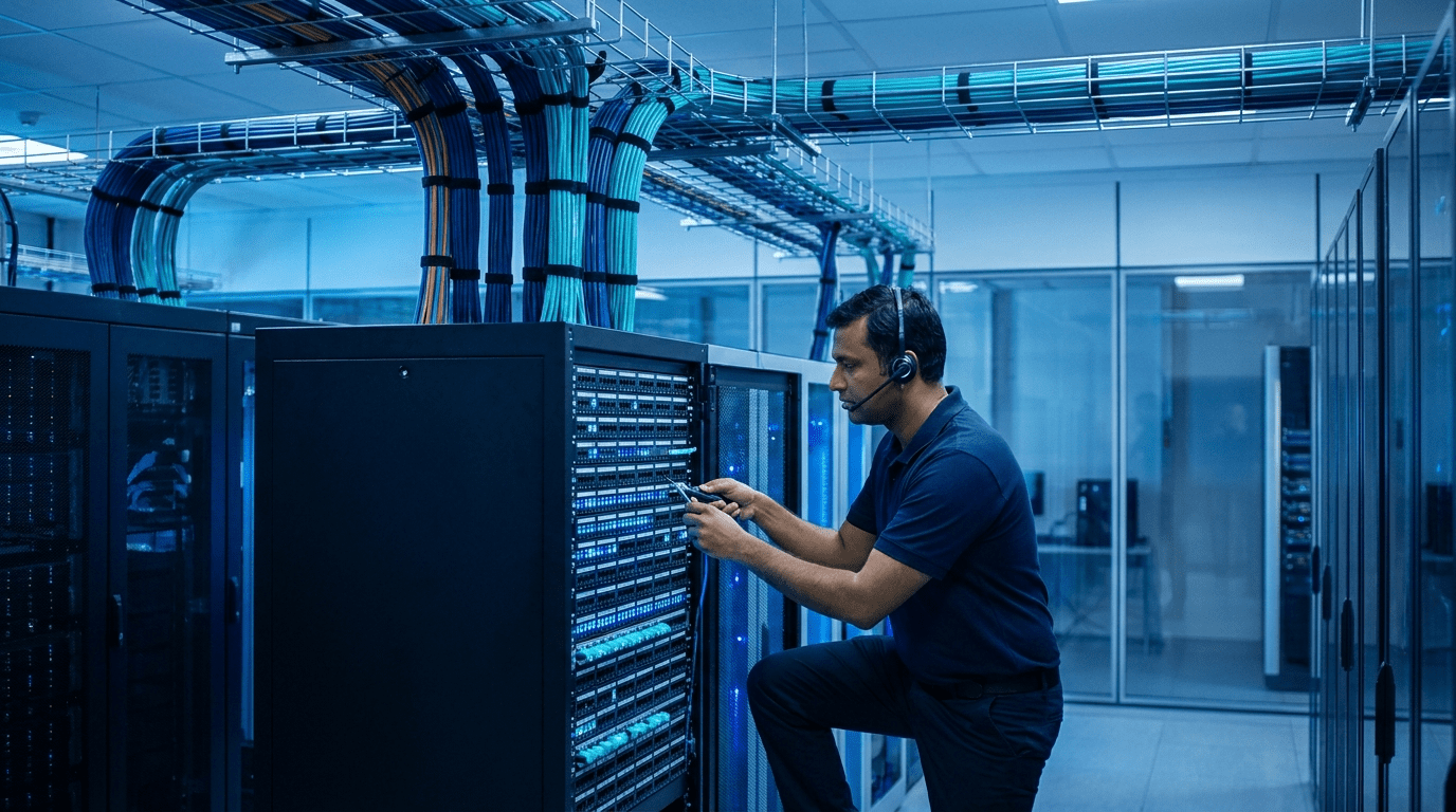 CommScope SYSTIMAX India datacenter backbone Sirius Star