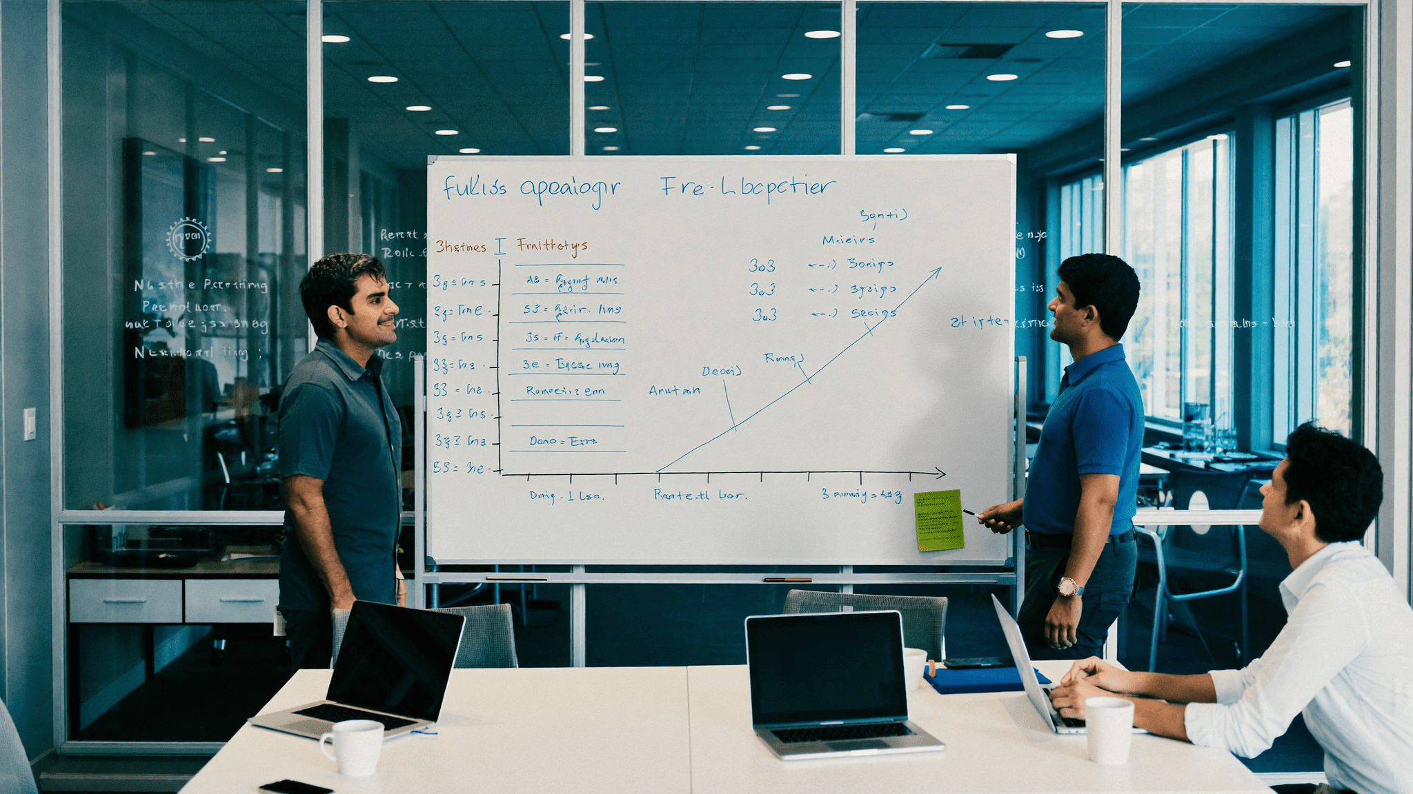 AvePoint Cloud Backup for Microsoft 365 india: Hyderabad conference room whiteboard math comparing full-site restore versus granular item-level restore approach